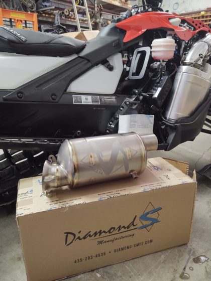 DIAMOND S Titanium Silencer Ski Doo Summit