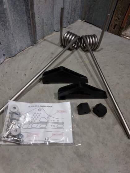 Torsion springs rear, w/ blocks, high rate, all Ski Doo Summit and Free Ride Gen 4 and 5